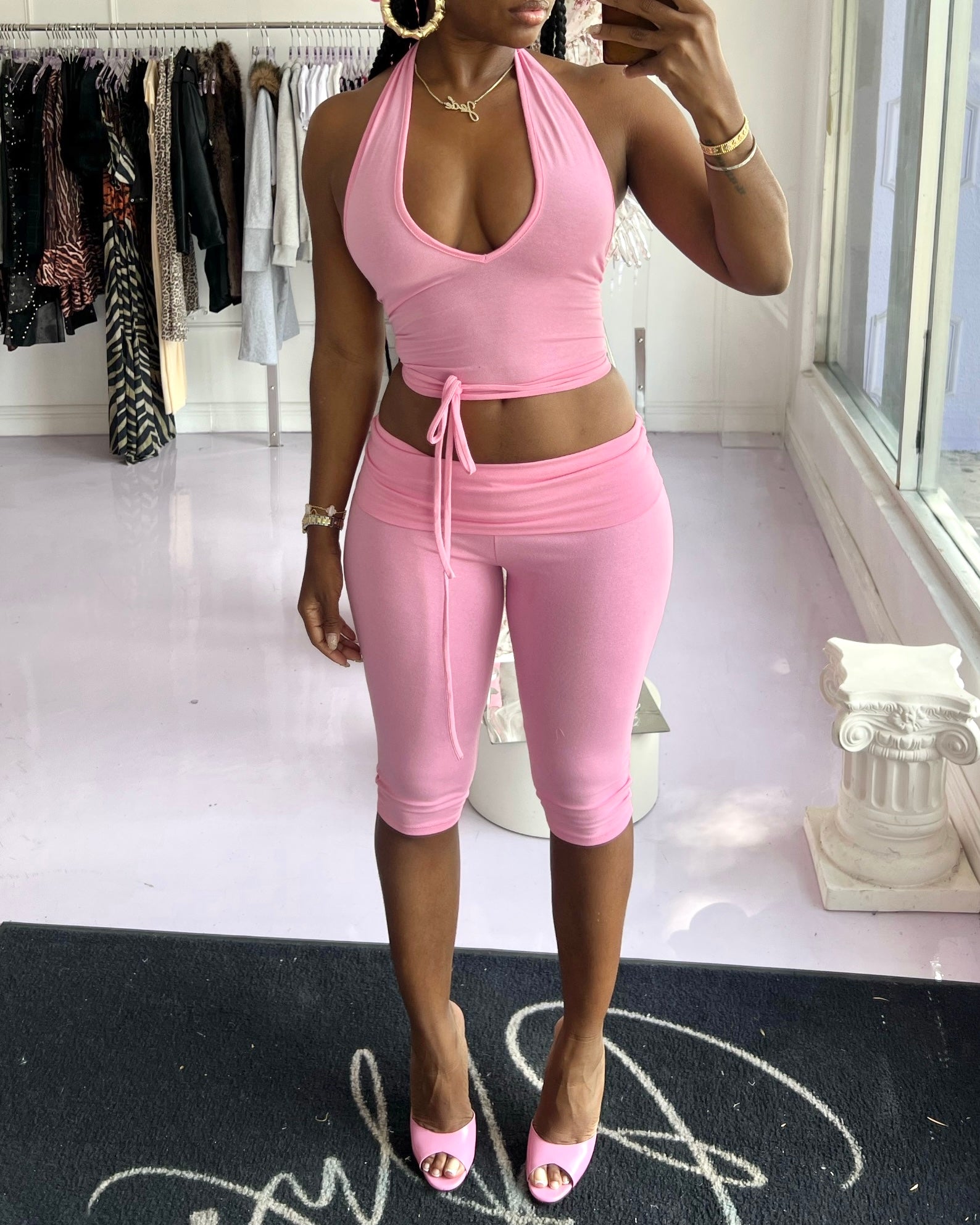 Cali Capri : Set (Pink)