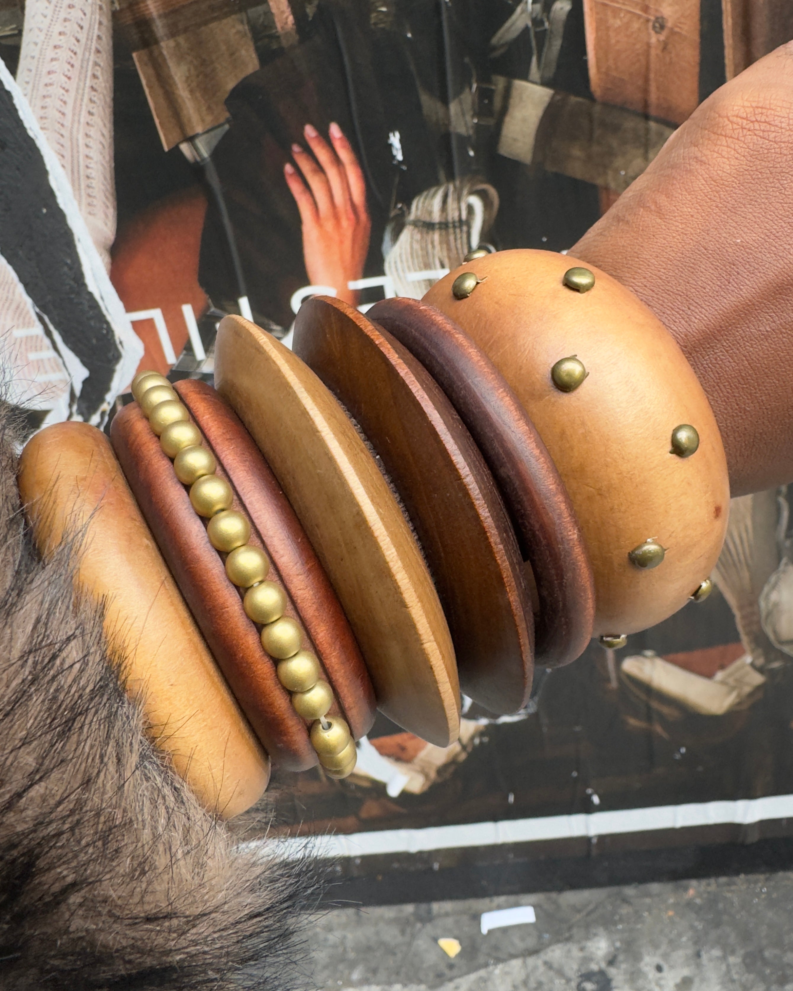 Wooden Bangle Set