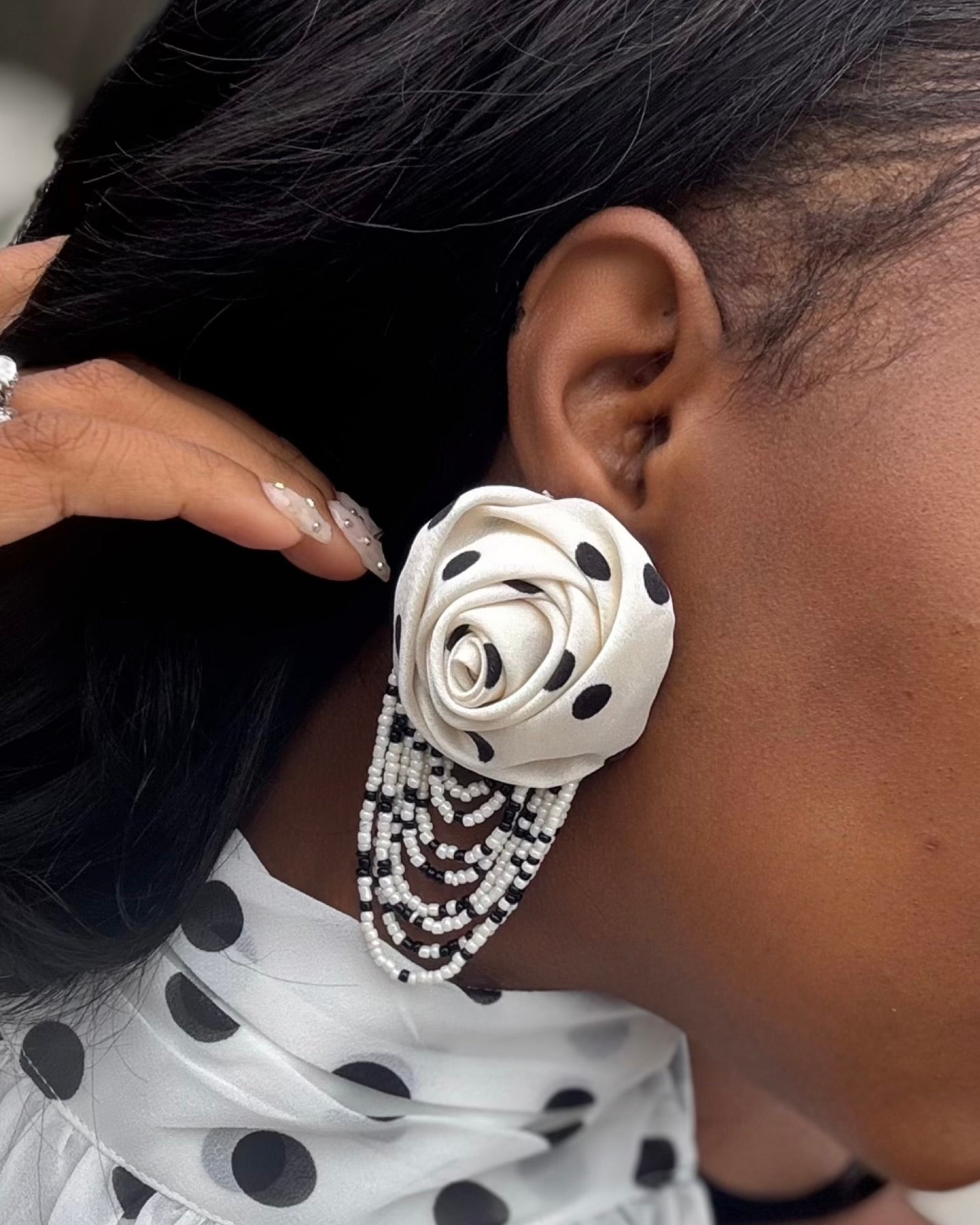 Rosette Earrings