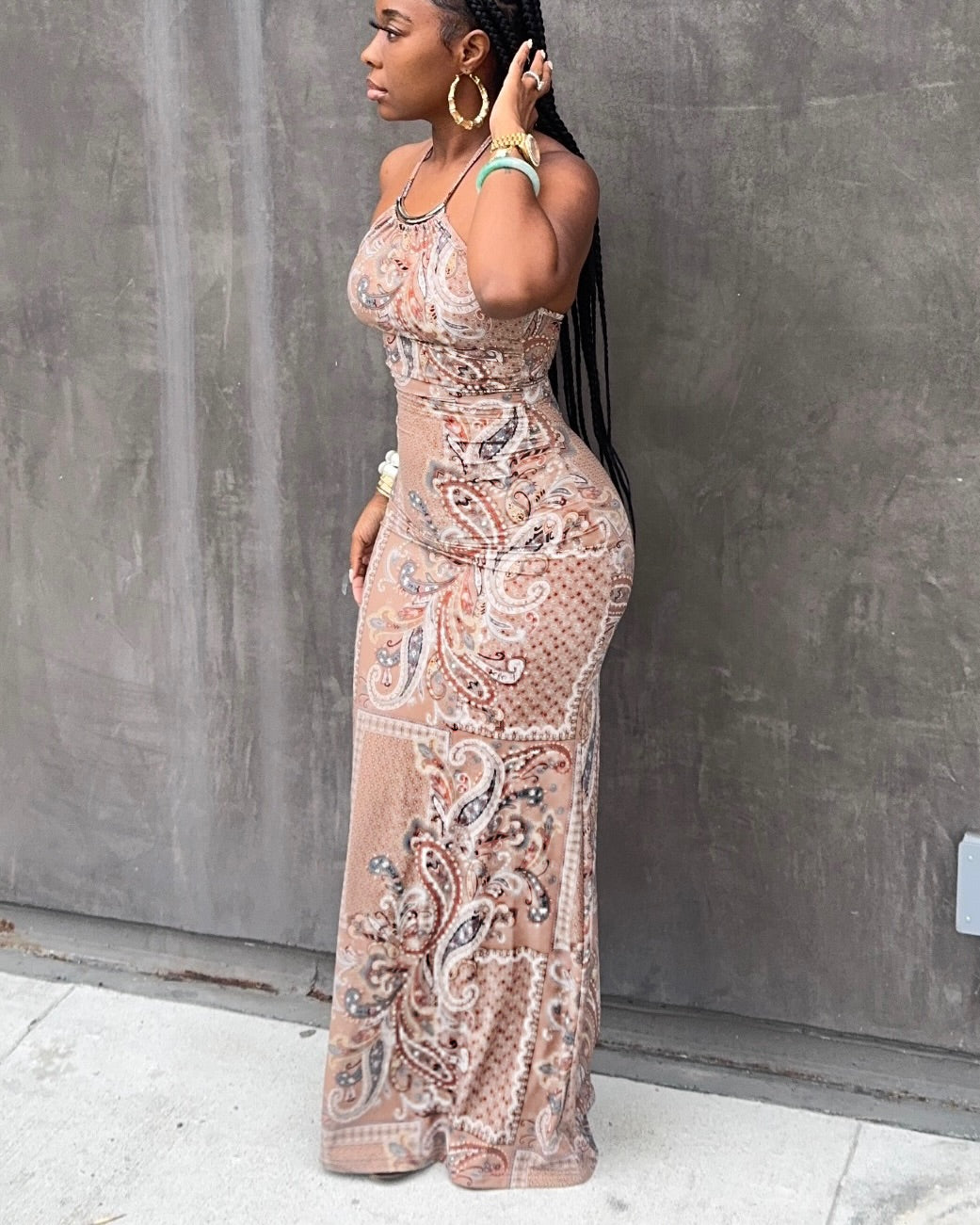 Soft Paisley : Maxi Dress