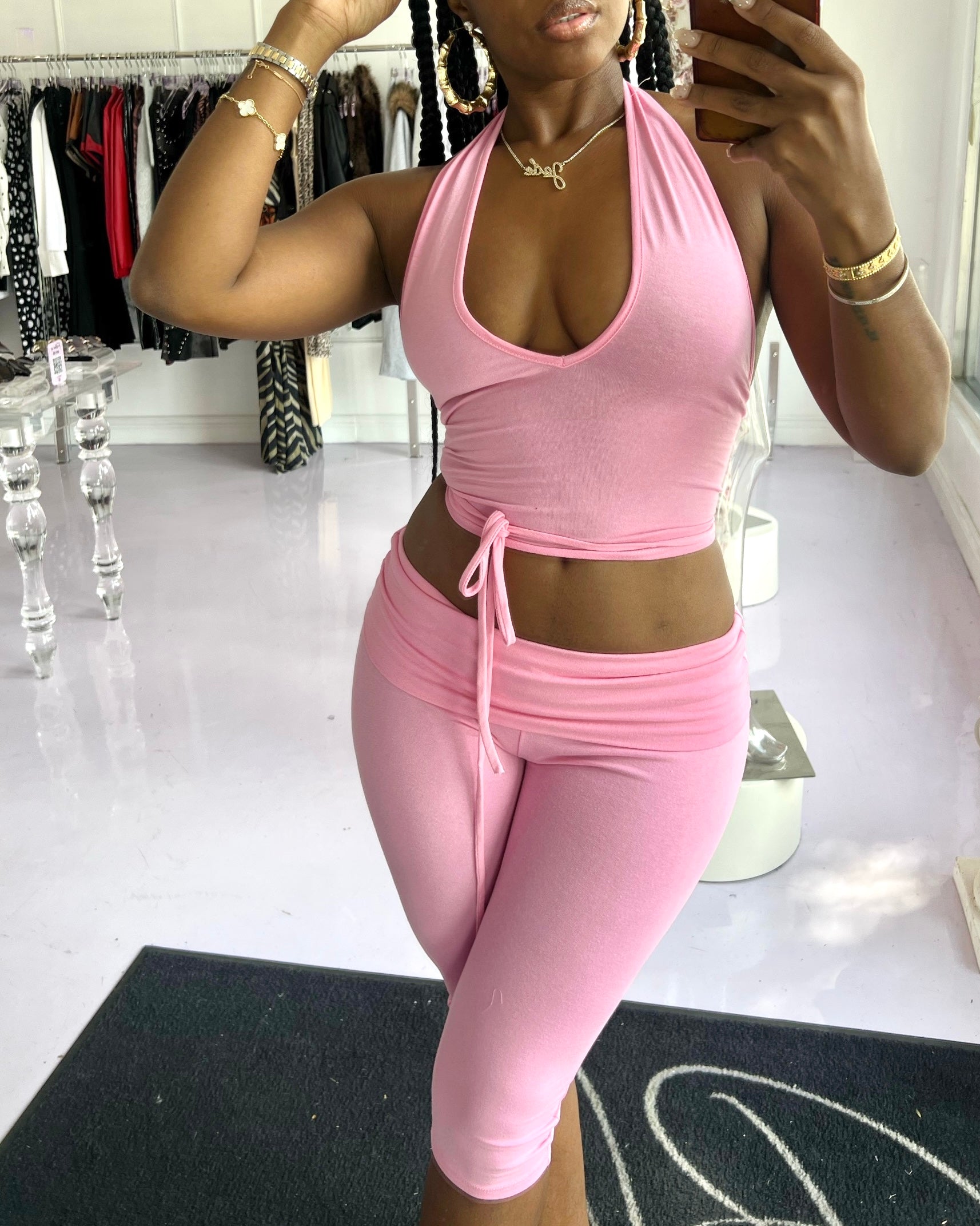 Cali Capri : Set (Pink)