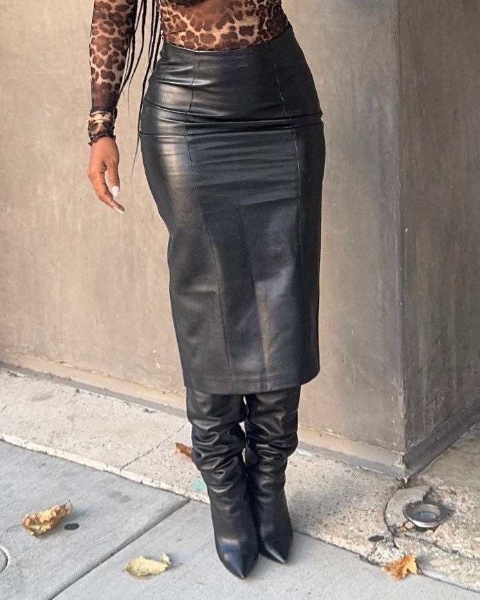 Smooth Talker : Midi Skirt