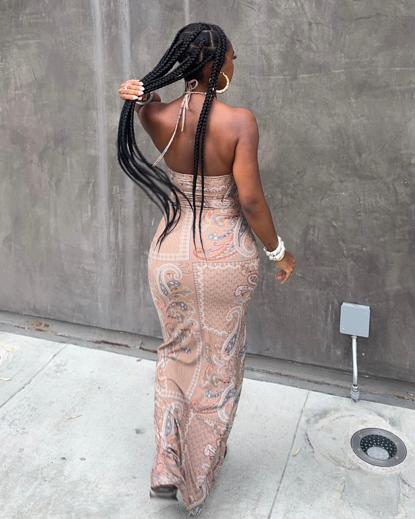 Soft Paisley : Maxi Dress