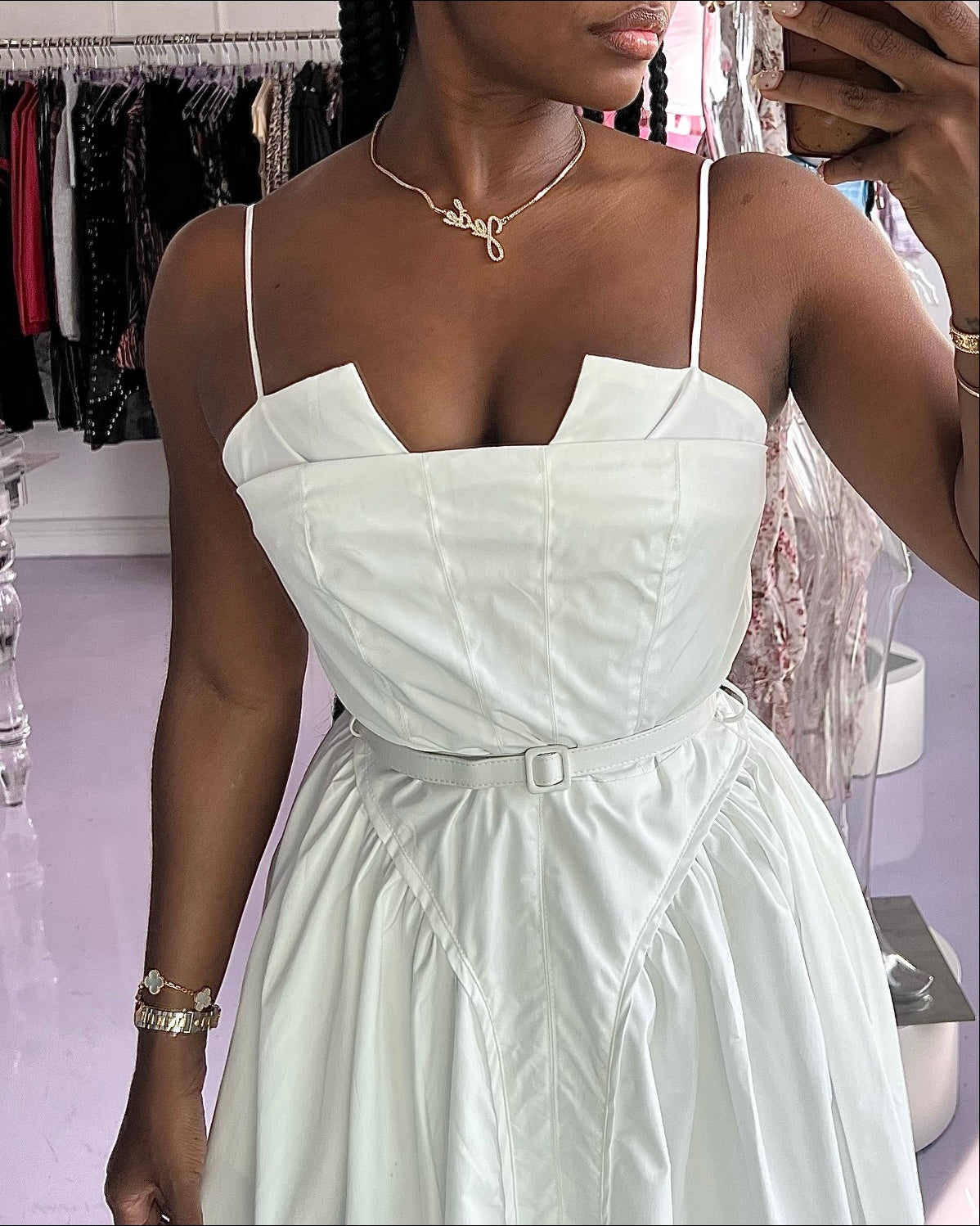 Angelina Poplin : Maxi Dress