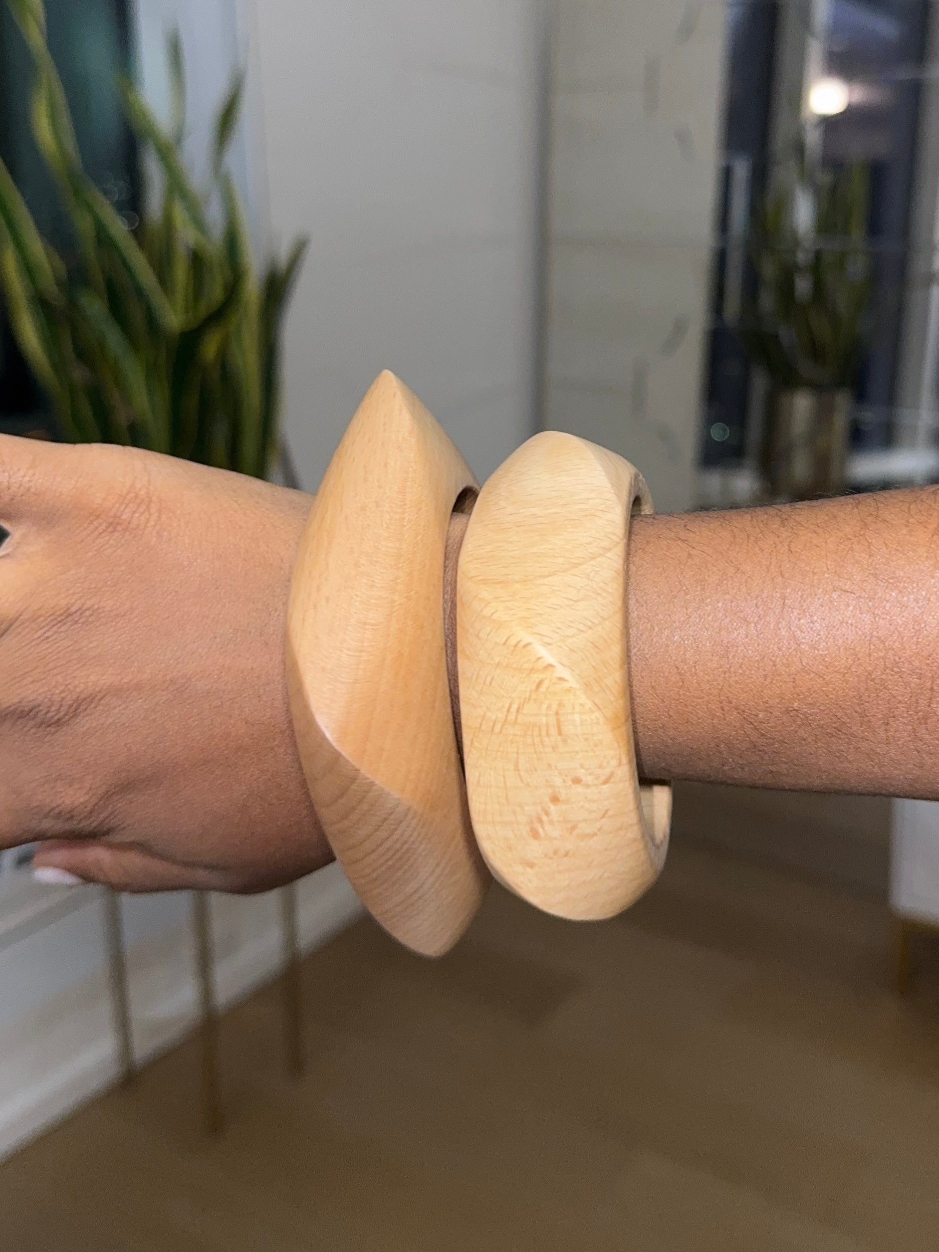Wood Bangle Set