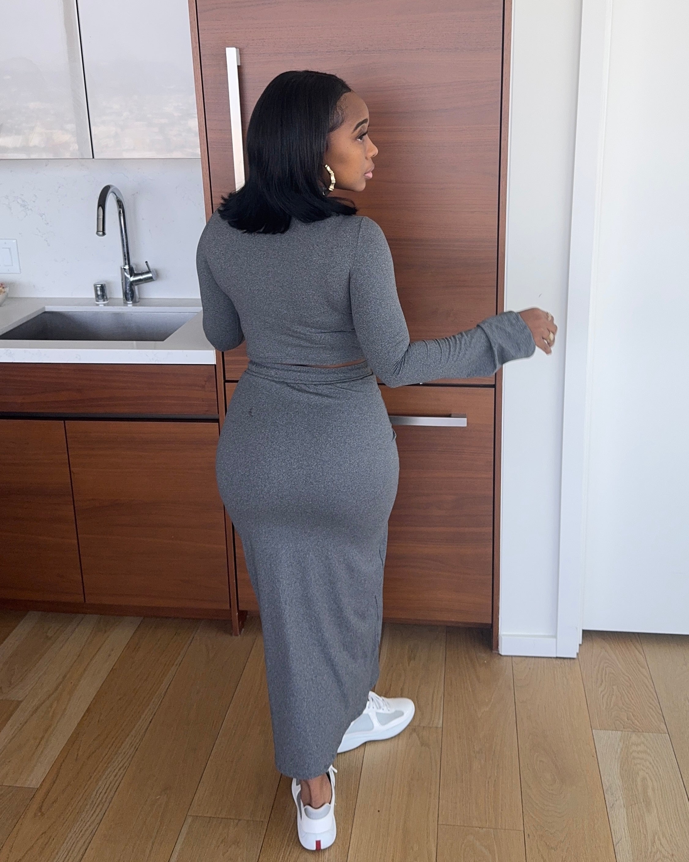 Casual Bae : Set (Charcoal)