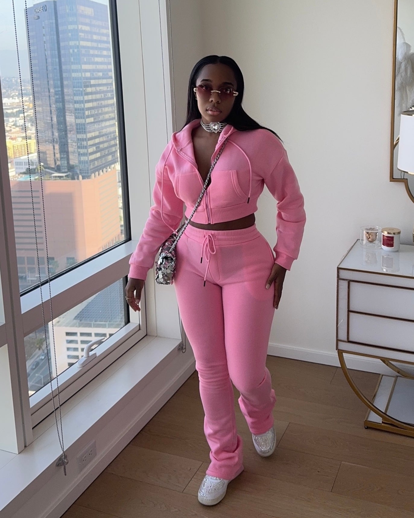 Extended Sweatsuit (Pink)