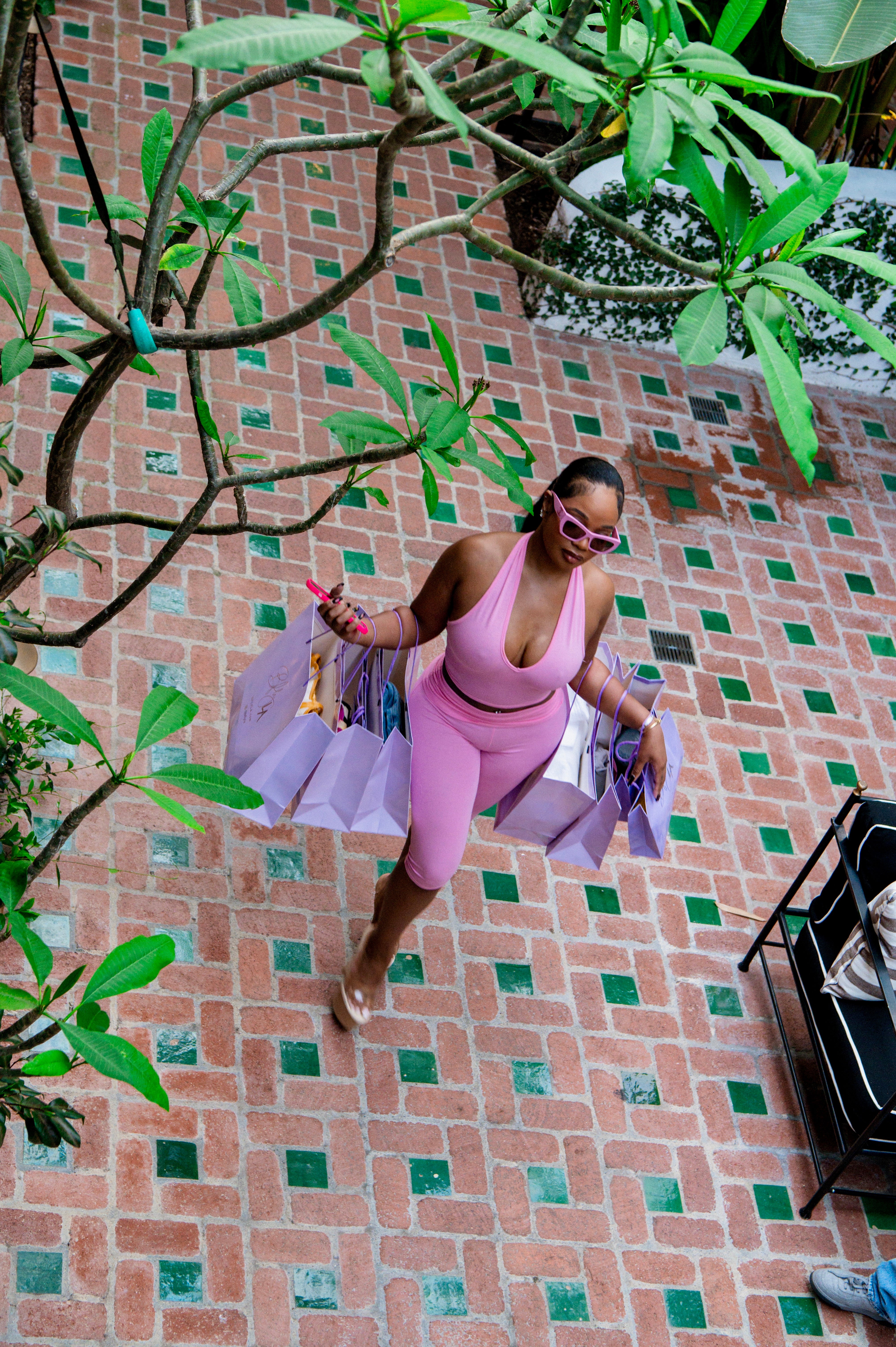 Cali Capri : Set (Pink)