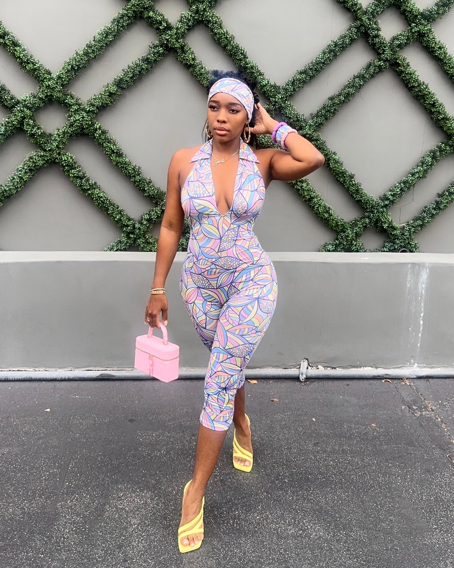 Mosaic Motion : Capri Jumpsuit