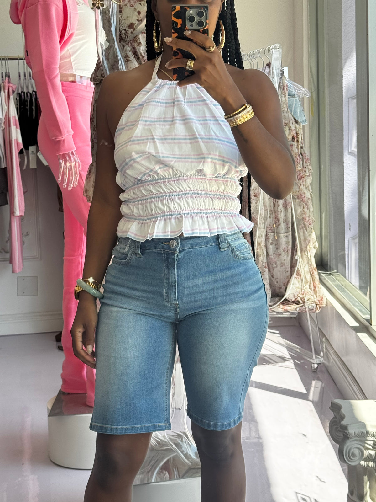Perfect Fit Denim Shorts