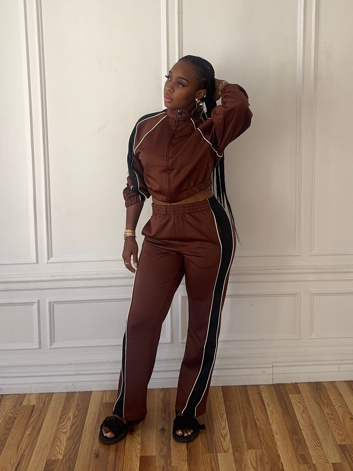 Good Sport : Pant Set | Brown