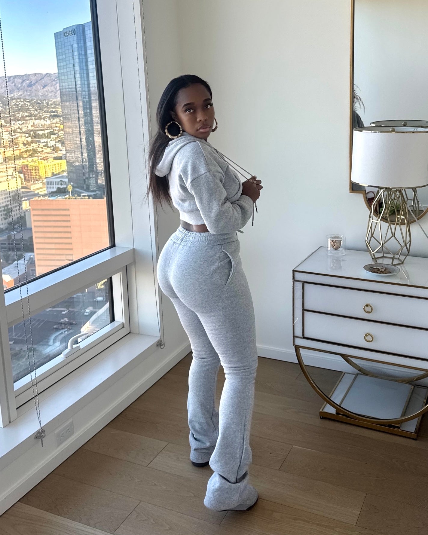 Extended Sweatsuit (Heather Grey)