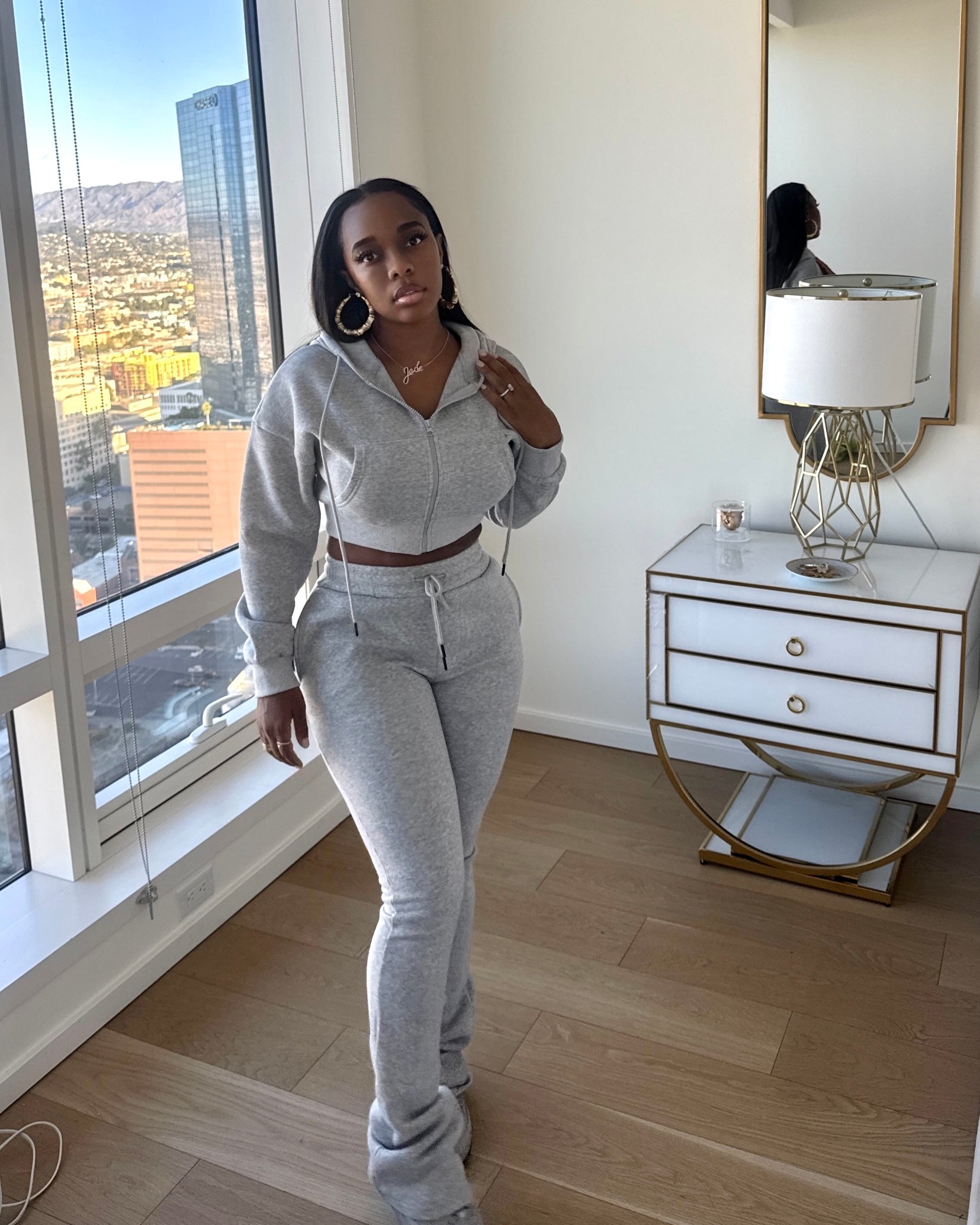 Extended Sweatsuit (Heather Grey)