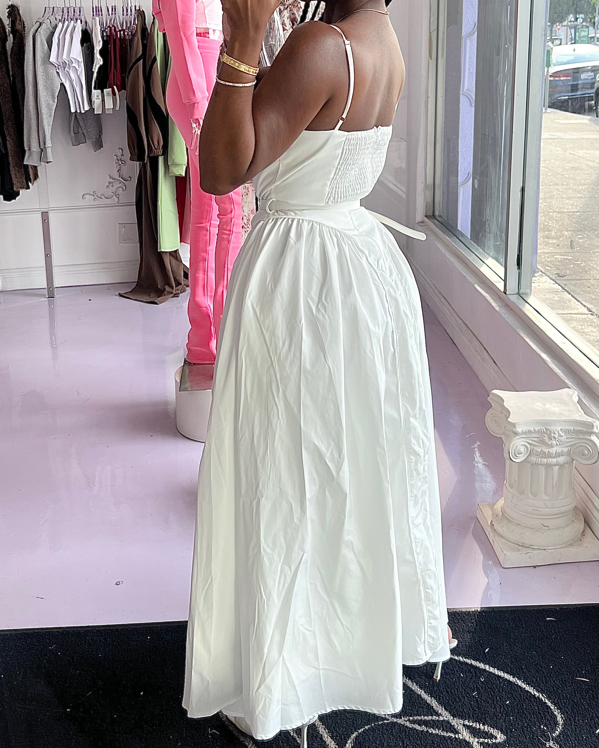 Angelina Poplin : Maxi Dress