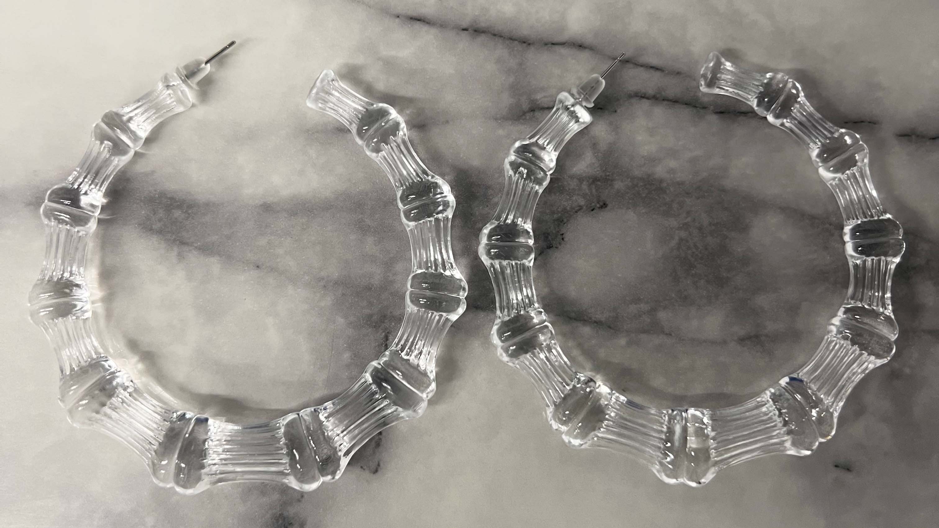 Clear Bamboo : Earrings