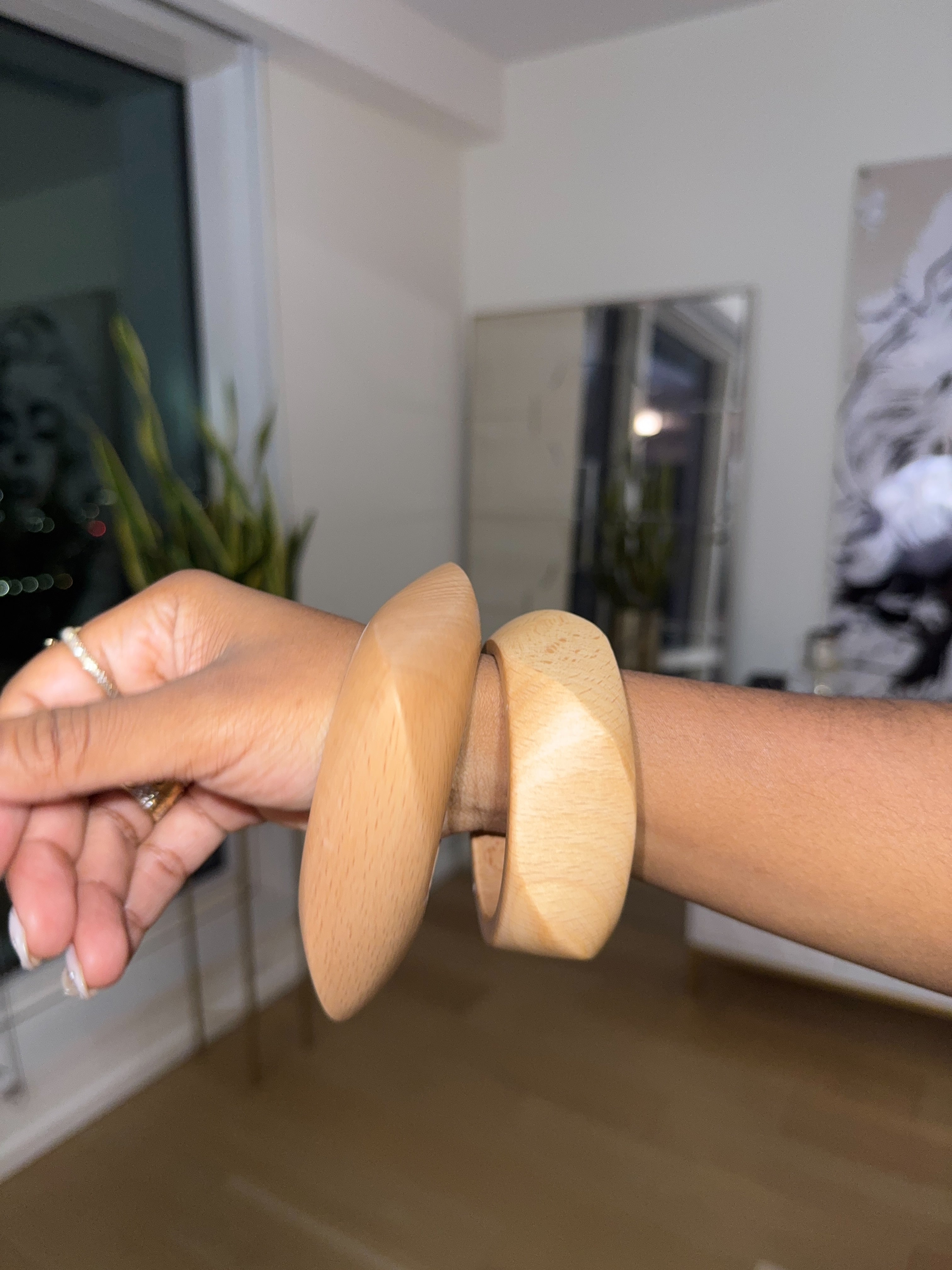 Wood Bangle Set