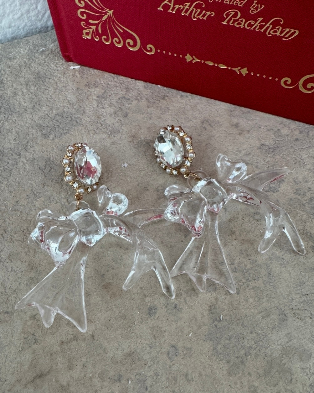 Ice Bow Earrings