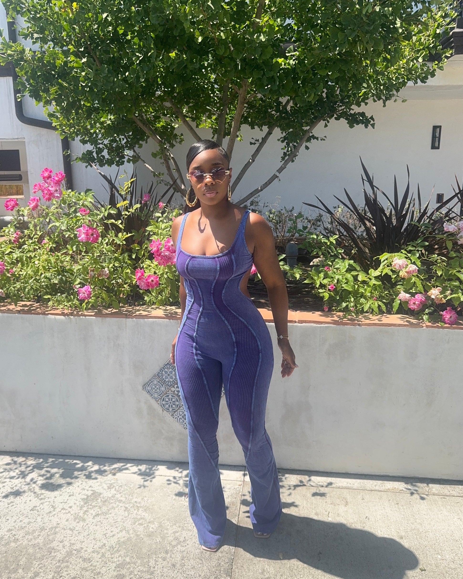 Crush On You : Jumpsuit (LIMITED) Purple