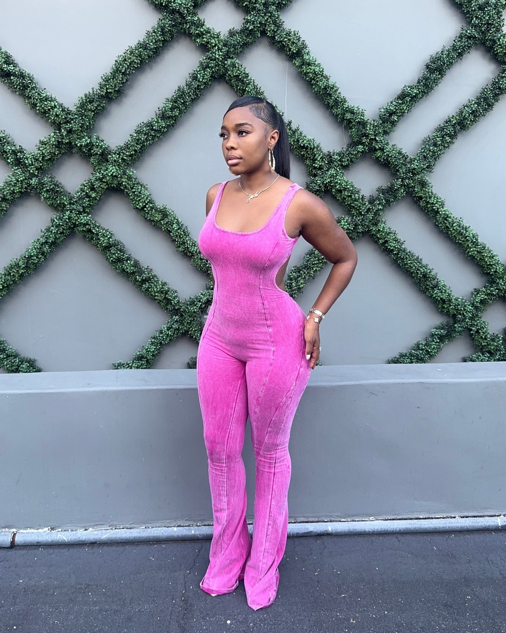 Crush On You : Jumpsuit (LIMITED) Purple
