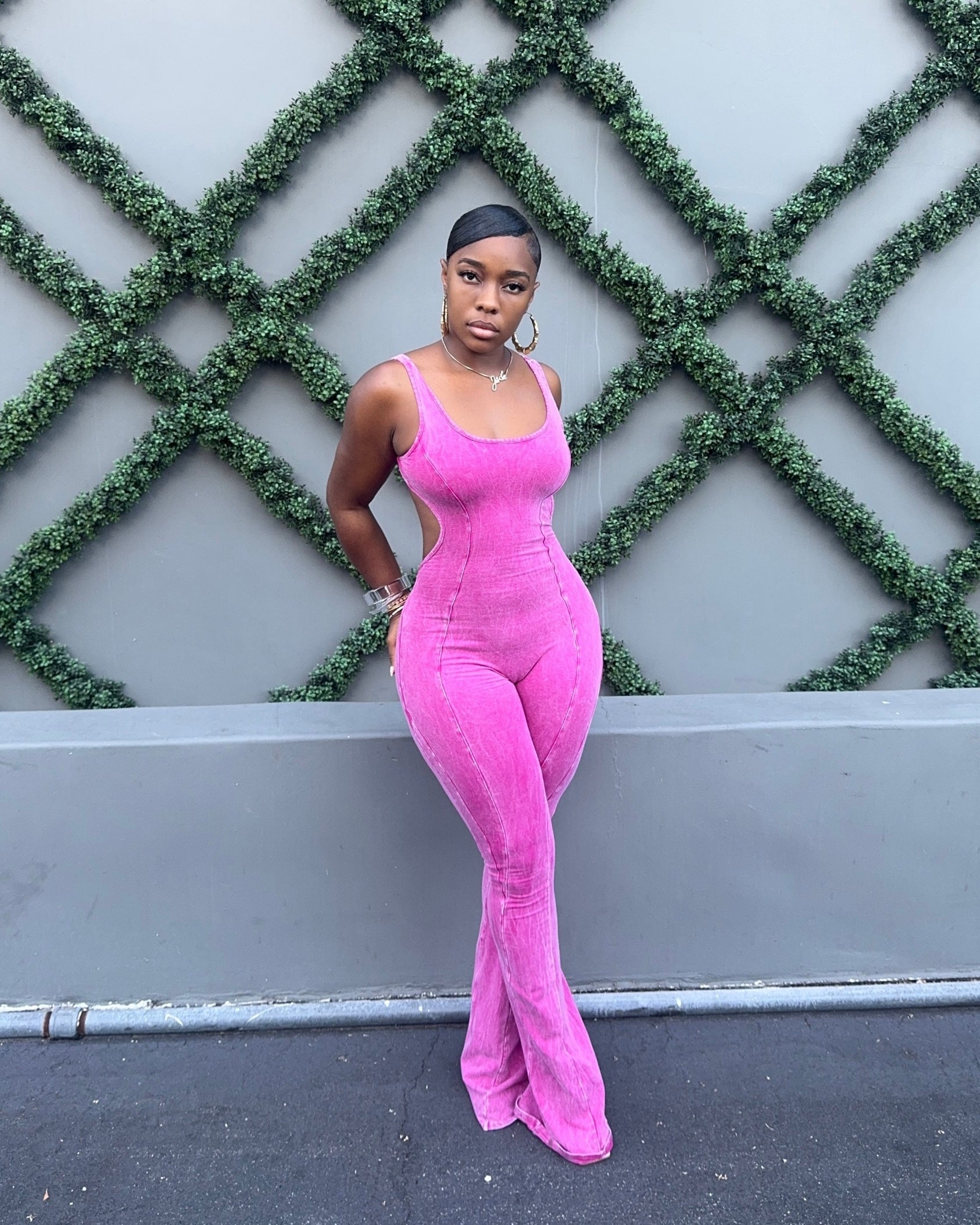 Crush On You : Jumpsuit (LIMITED) Purple