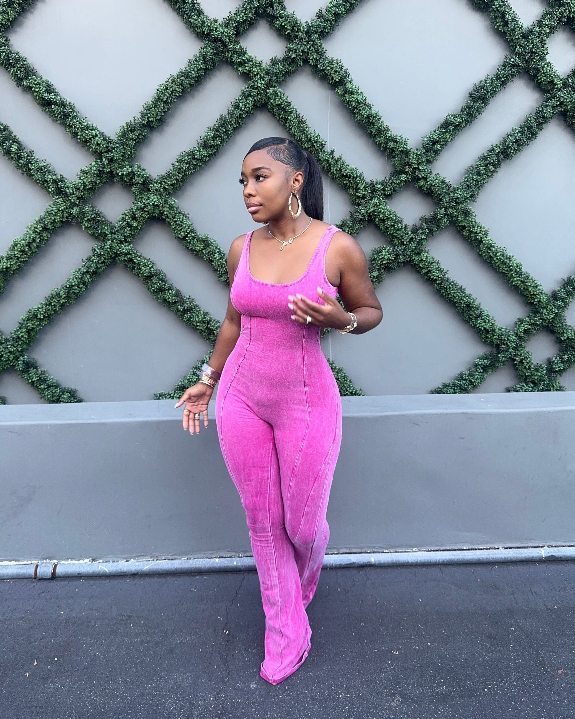 Crush On You : Jumpsuit (LIMITED) Purple