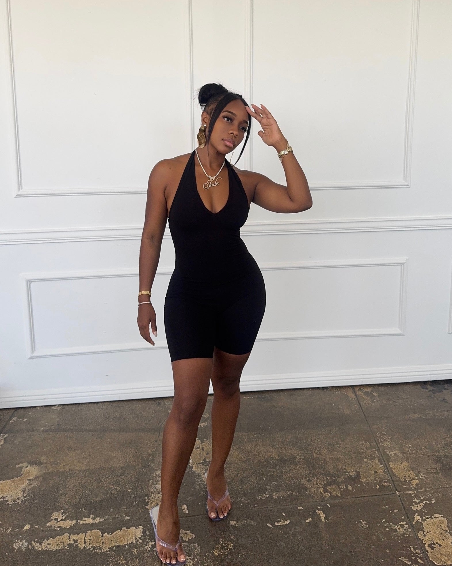 On Repeat : Halter Romper
