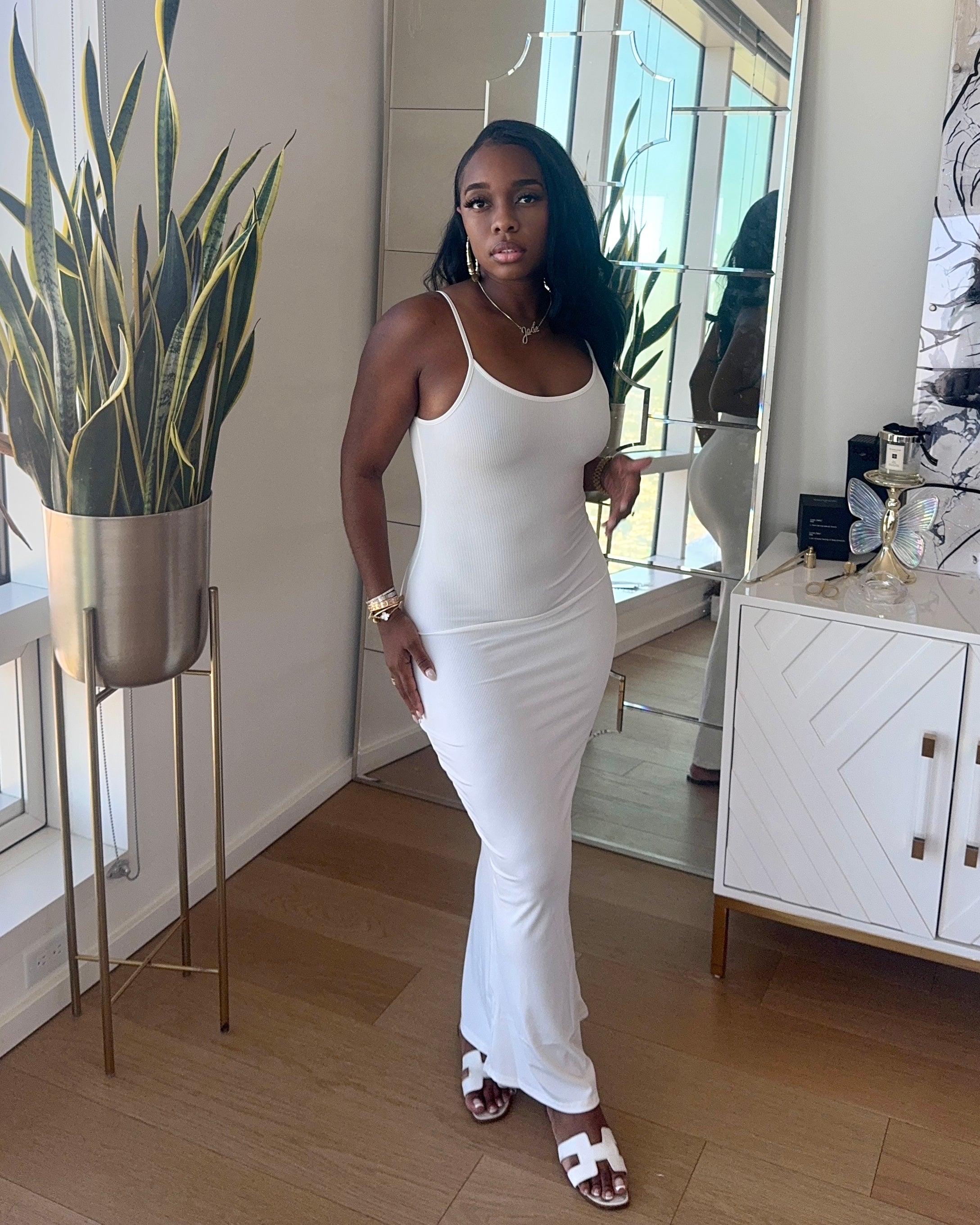 Summer Maxi Dress (White)