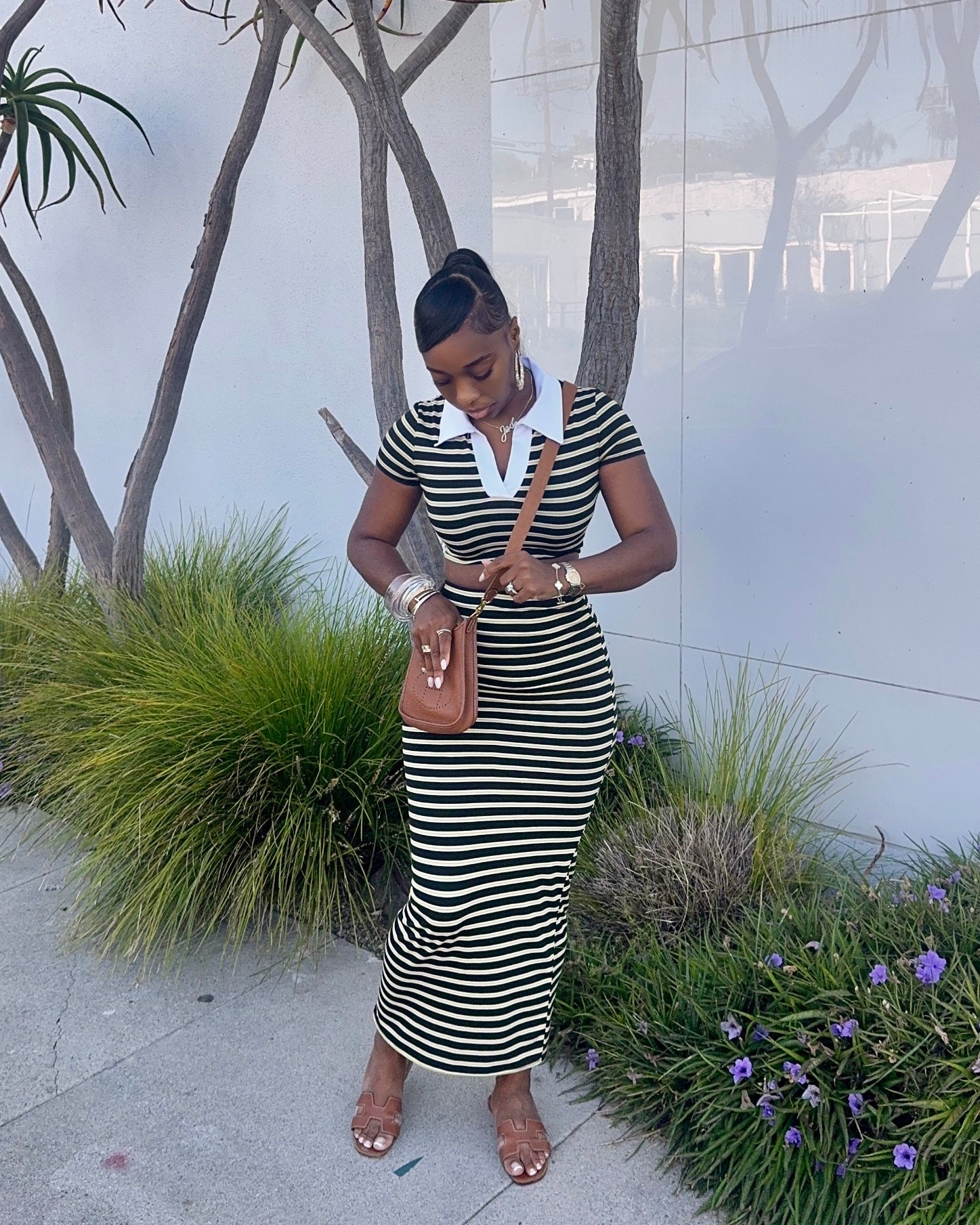 Classic Collar : Skirt Set