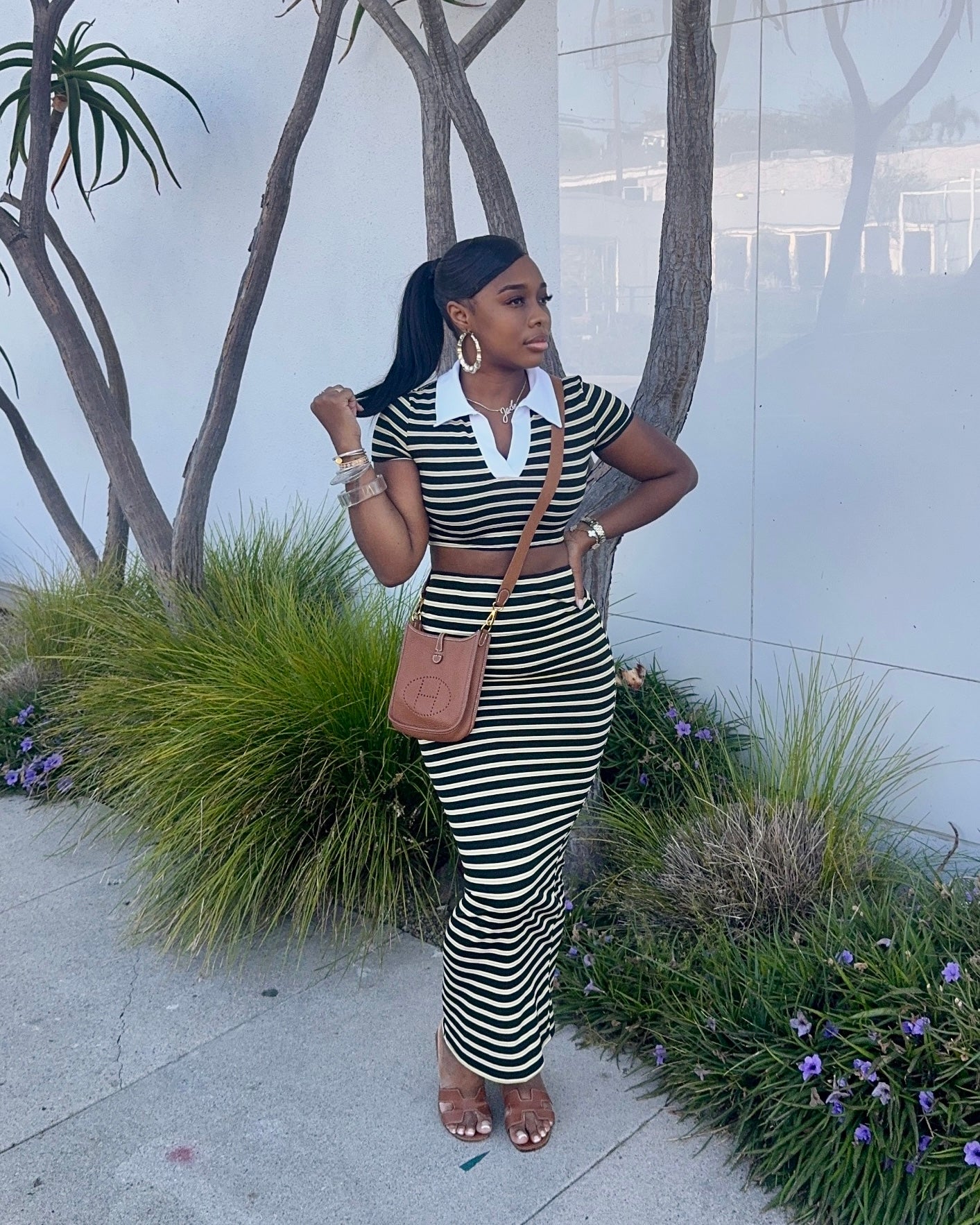 Classic Collar : Skirt Set
