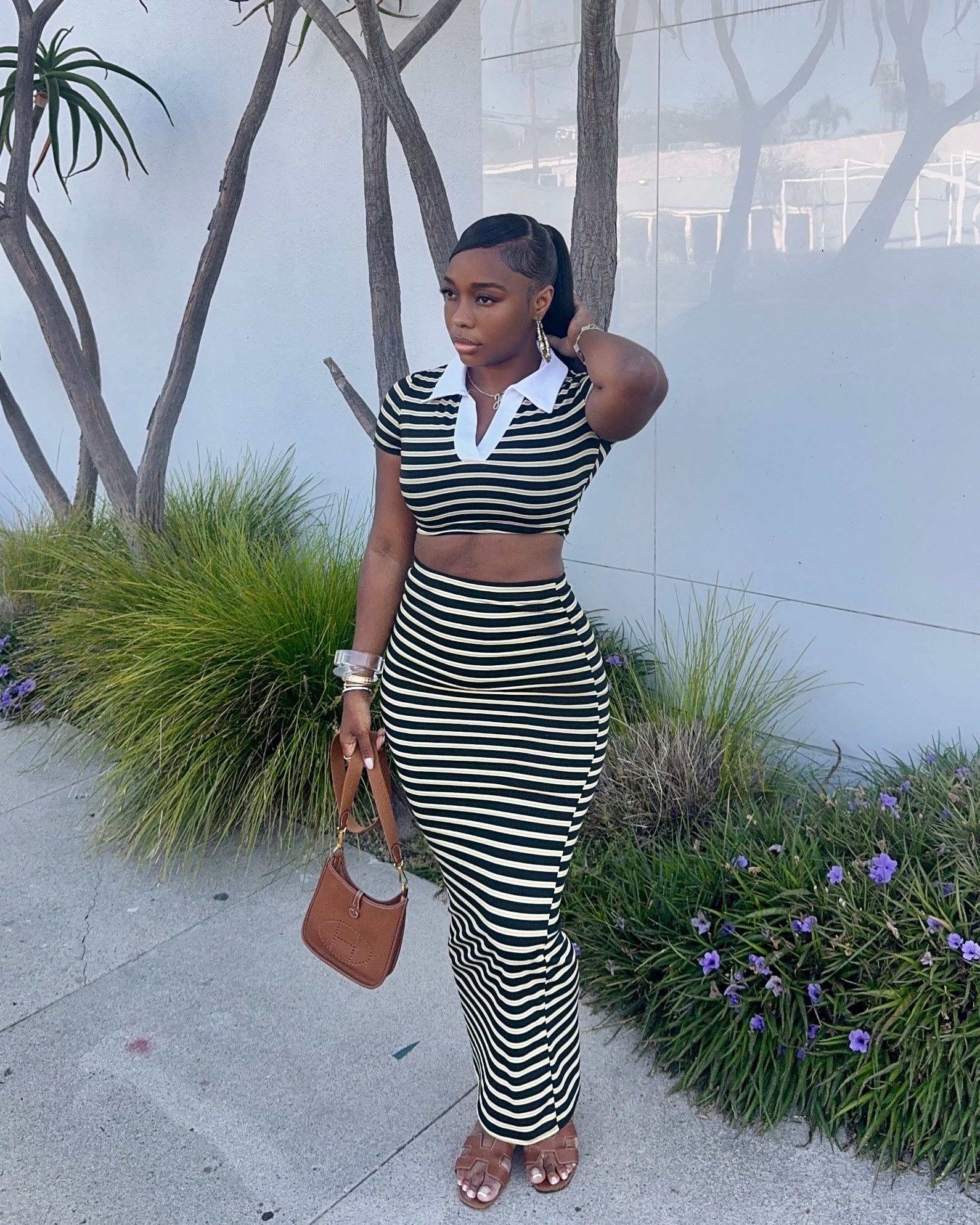 Classic Collar : Skirt Set