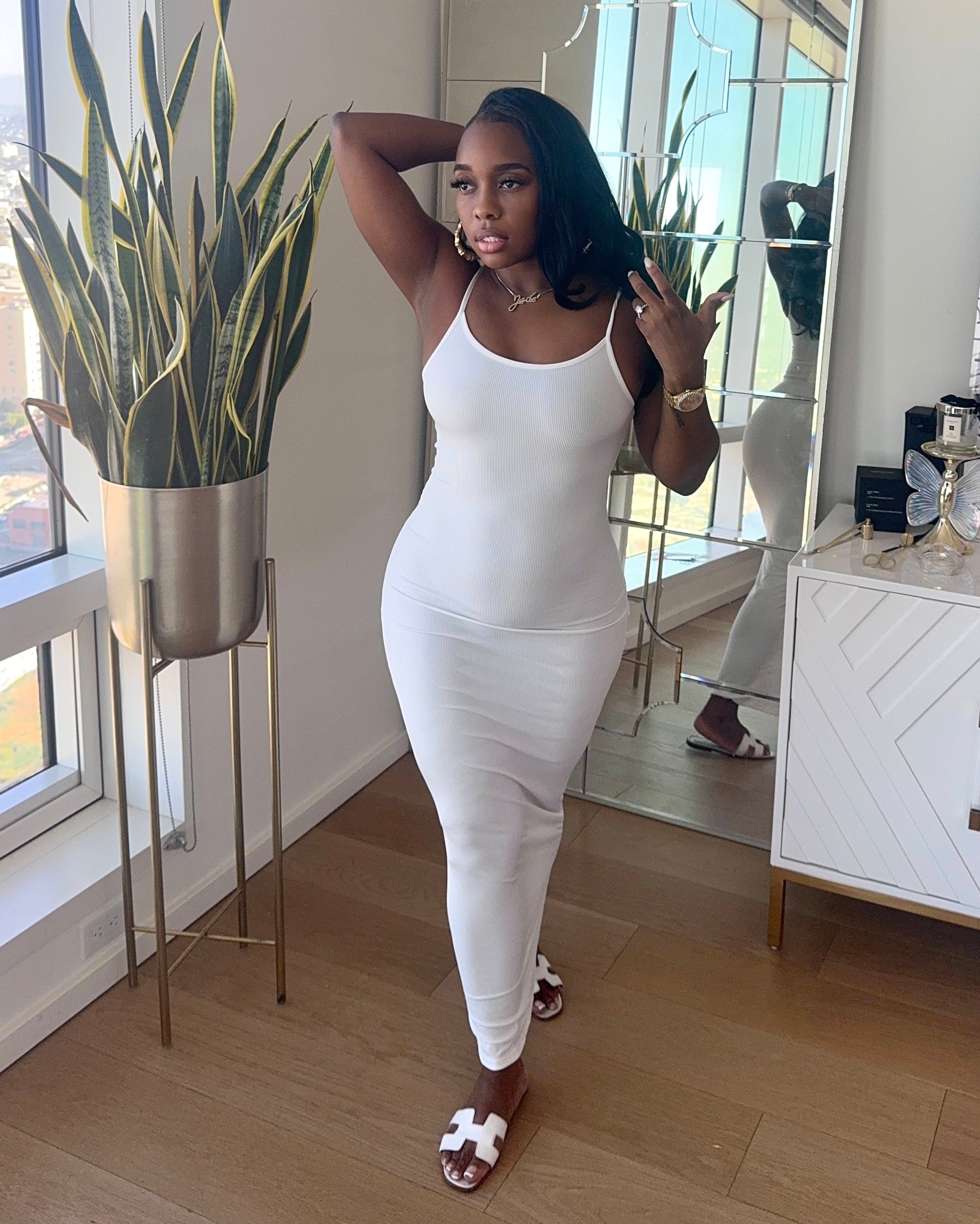 Summer Maxi Dress (White)