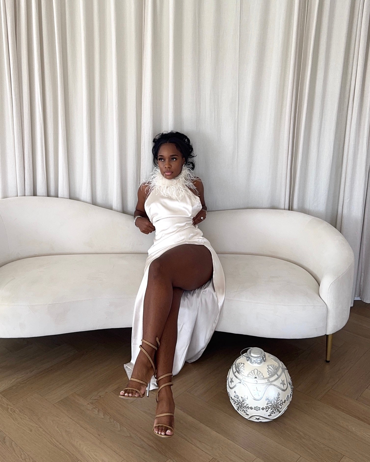 Satin Soirée : Gown