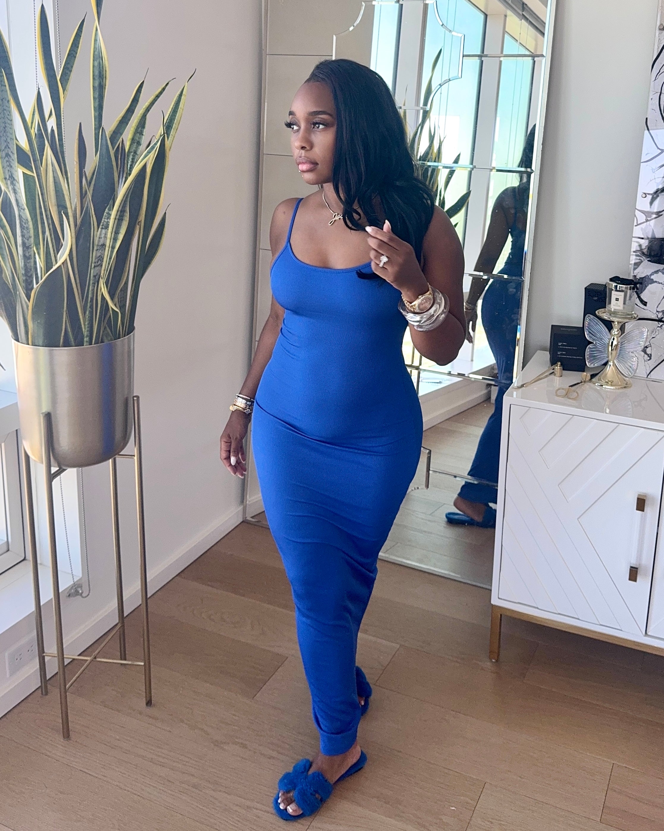 Summer Maxi Dress (Royal Blue)