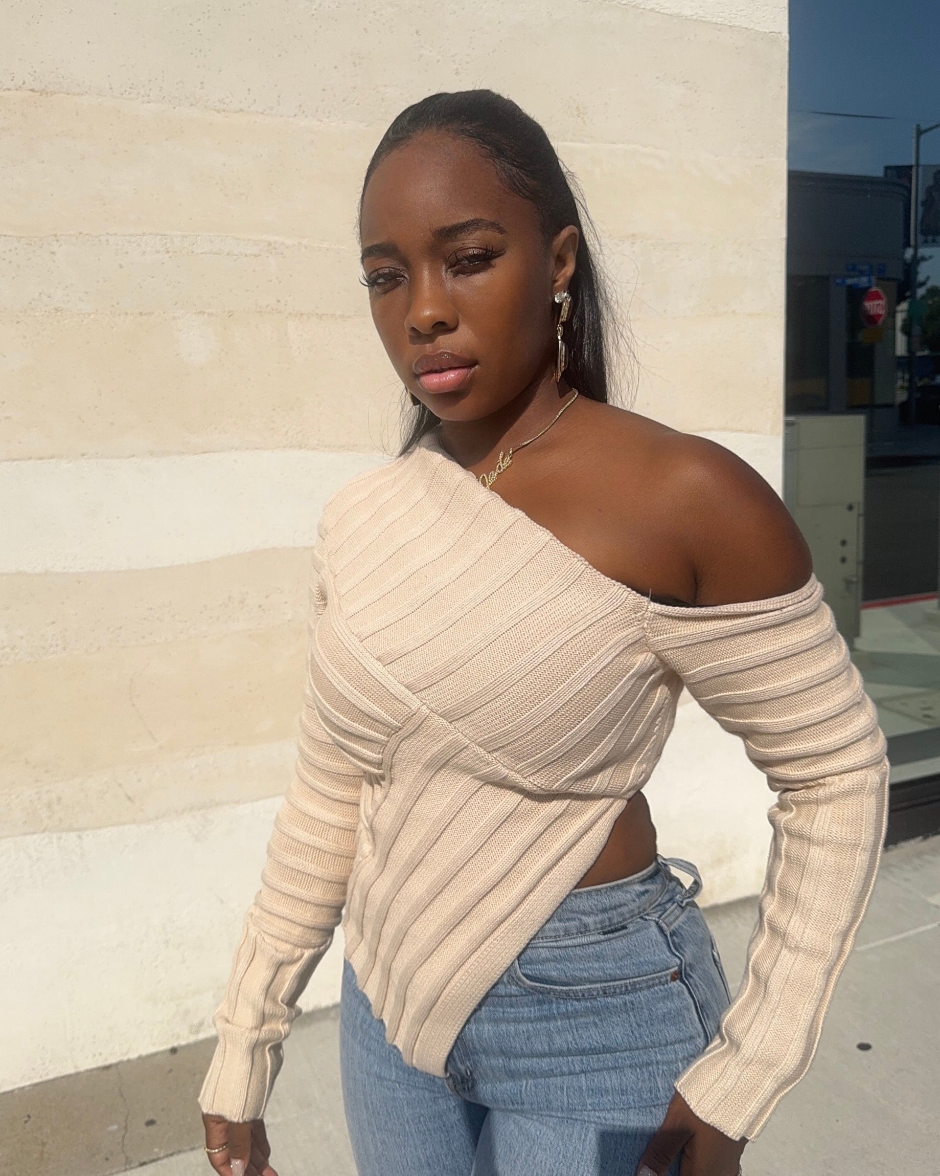 Sculpt : Knit Top