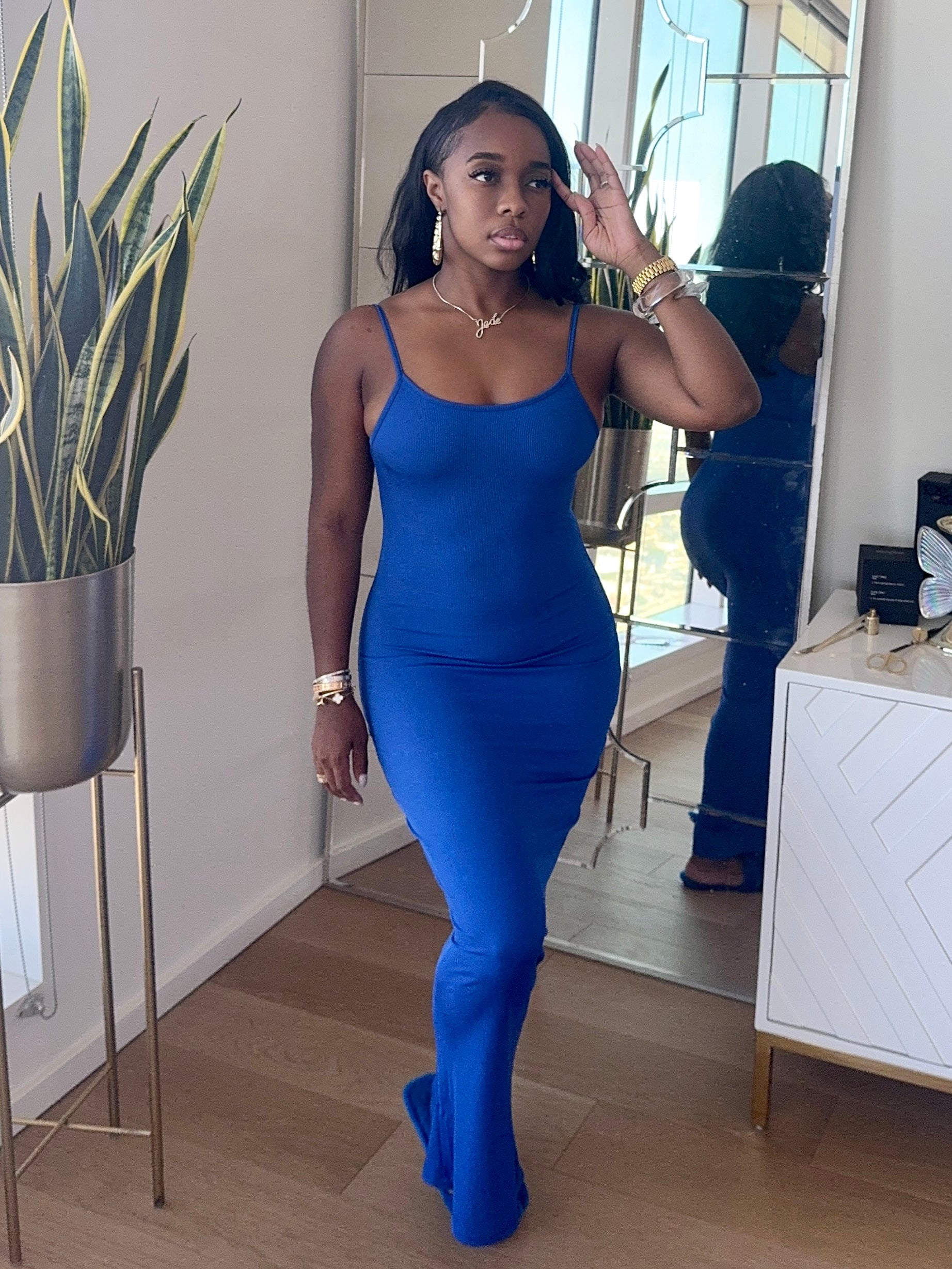 Summer Maxi Dress (Royal Blue)