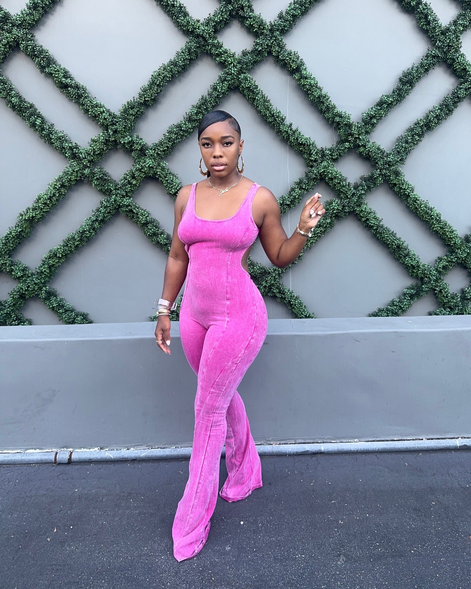 Crush On You : Jumpsuit (LIMITED) Purple