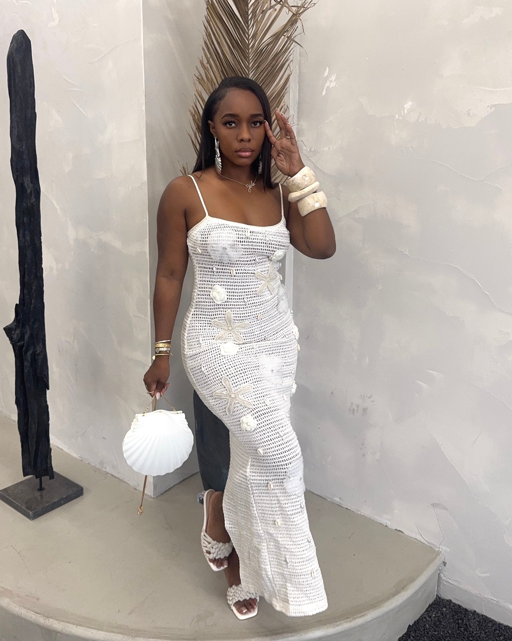 Coastal Bloom : Maxi Dress