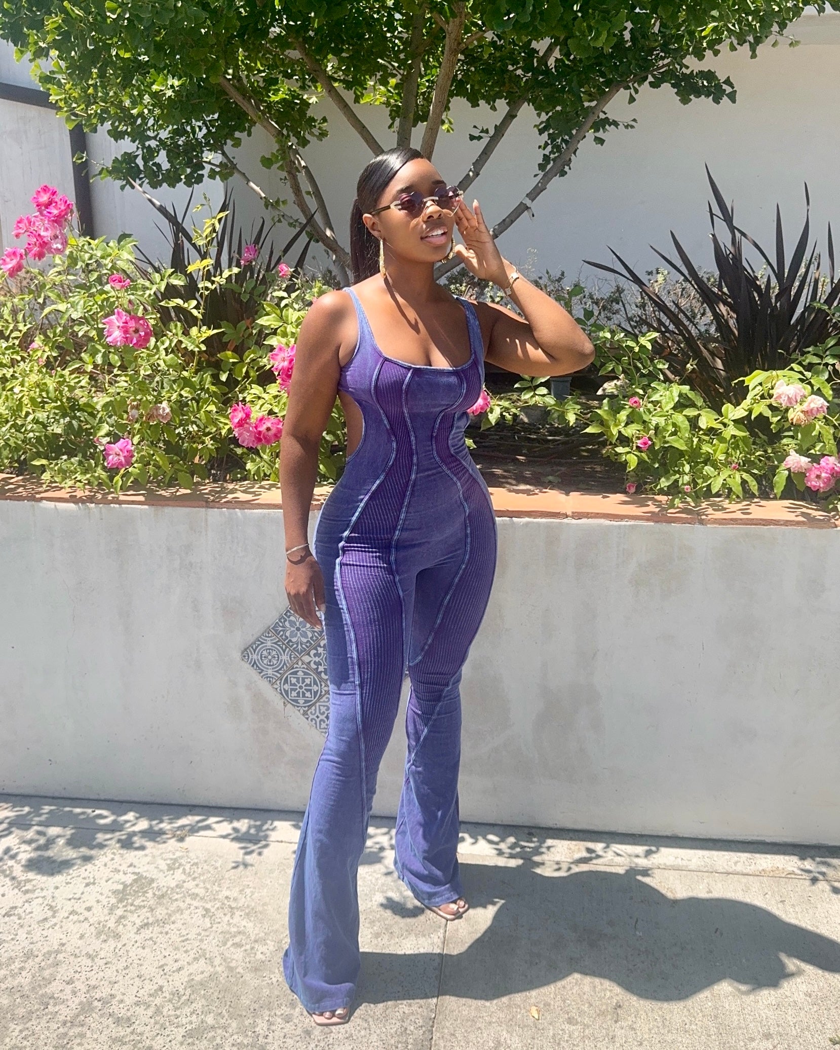Crush On You : Jumpsuit (LIMITED) Purple