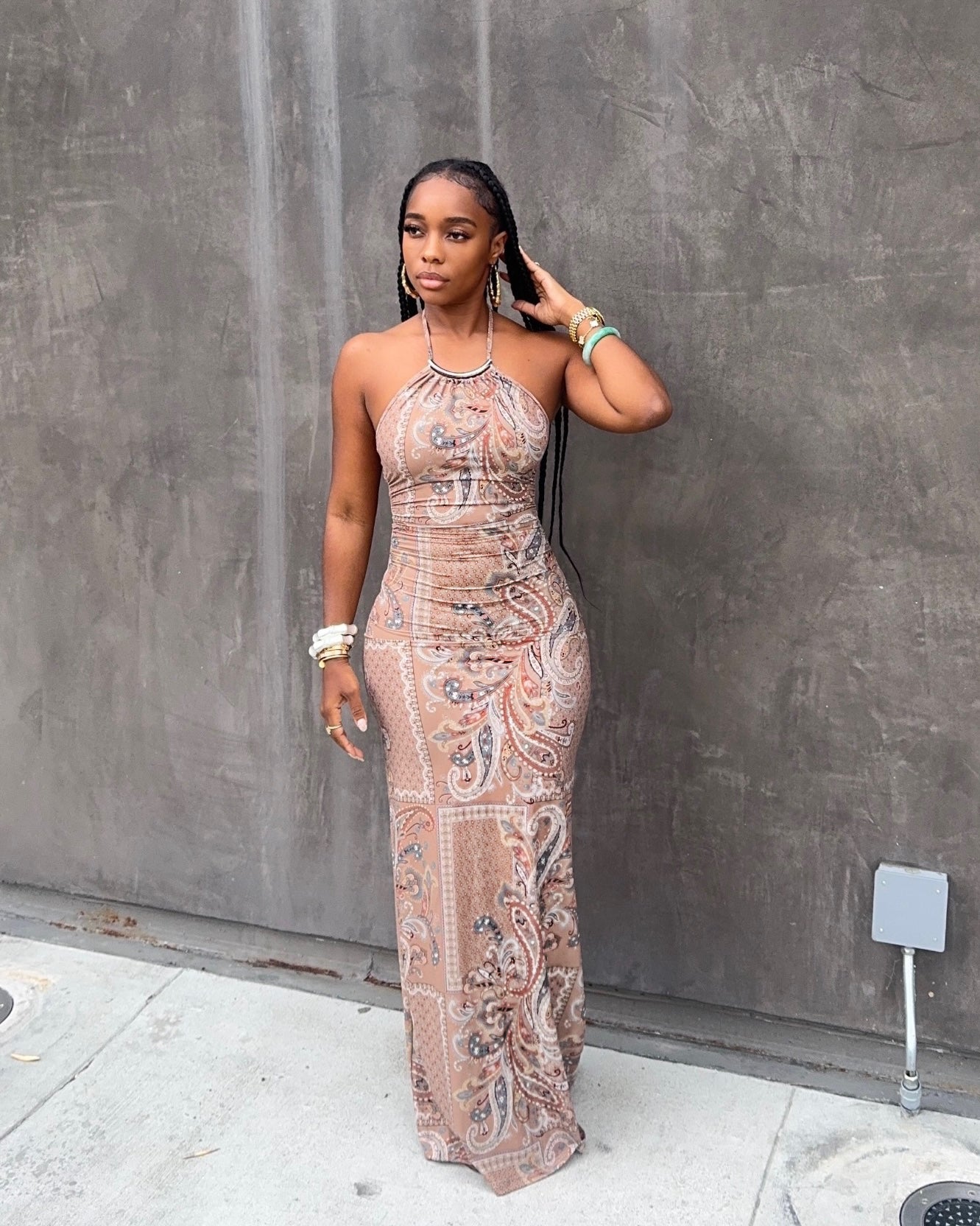 Soft Paisley : Maxi Dress