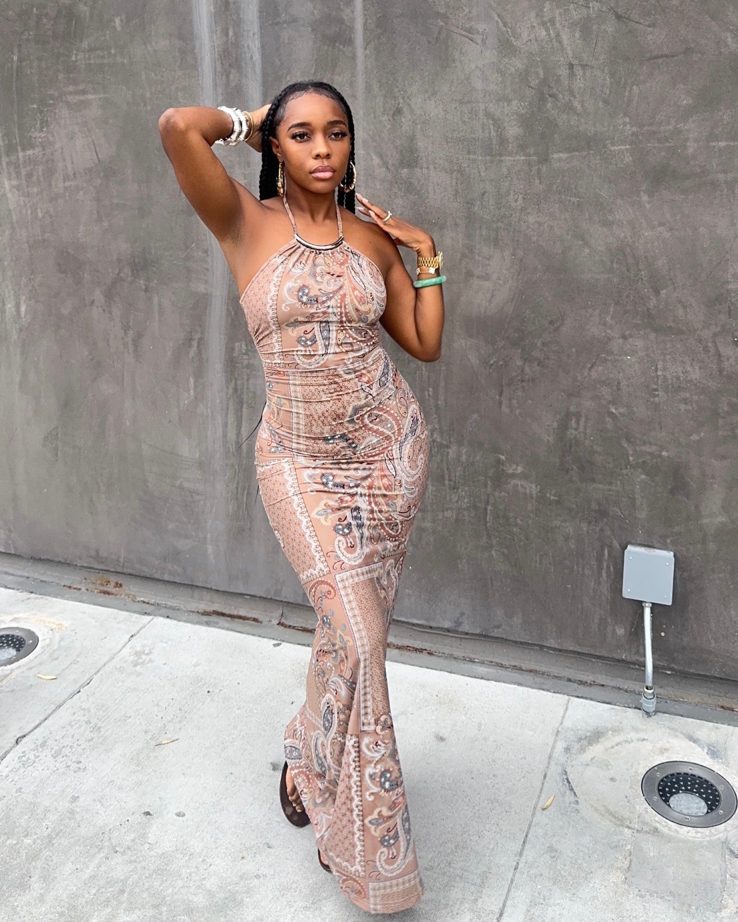 Soft Paisley : Maxi Dress