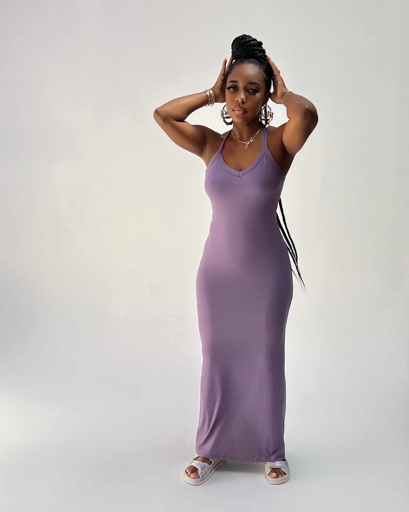 Racer Back Maxi Dress