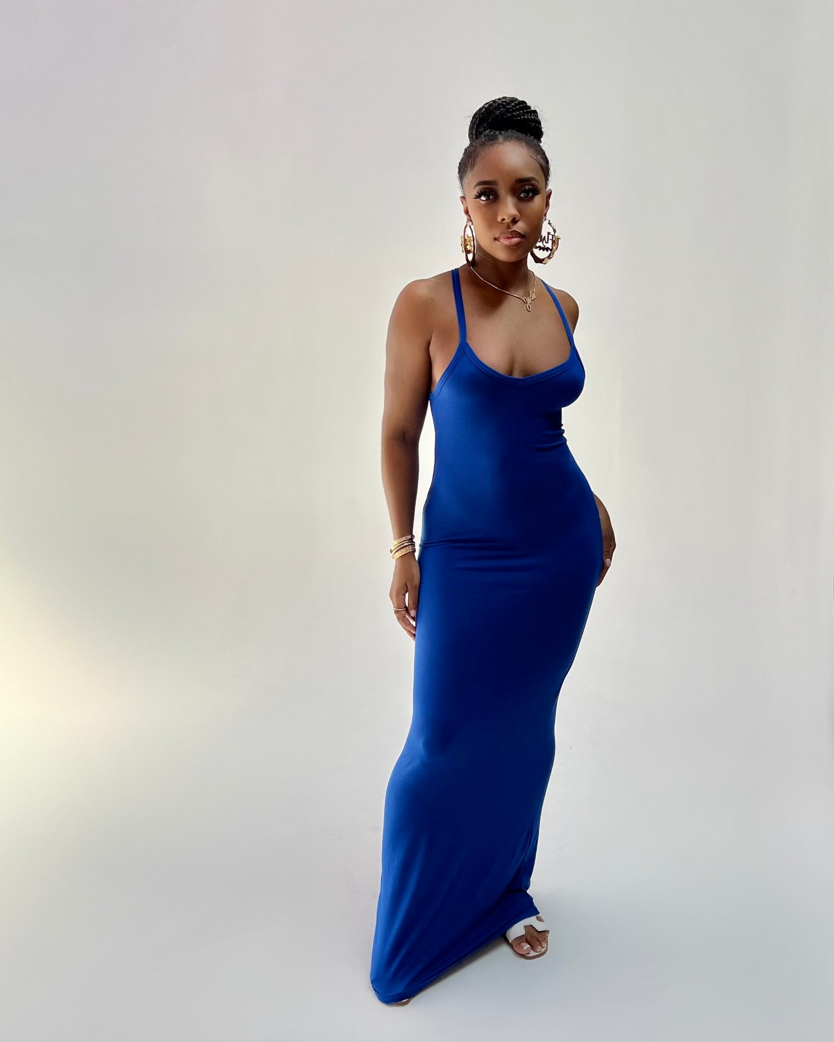 Racer Back Maxi Dress