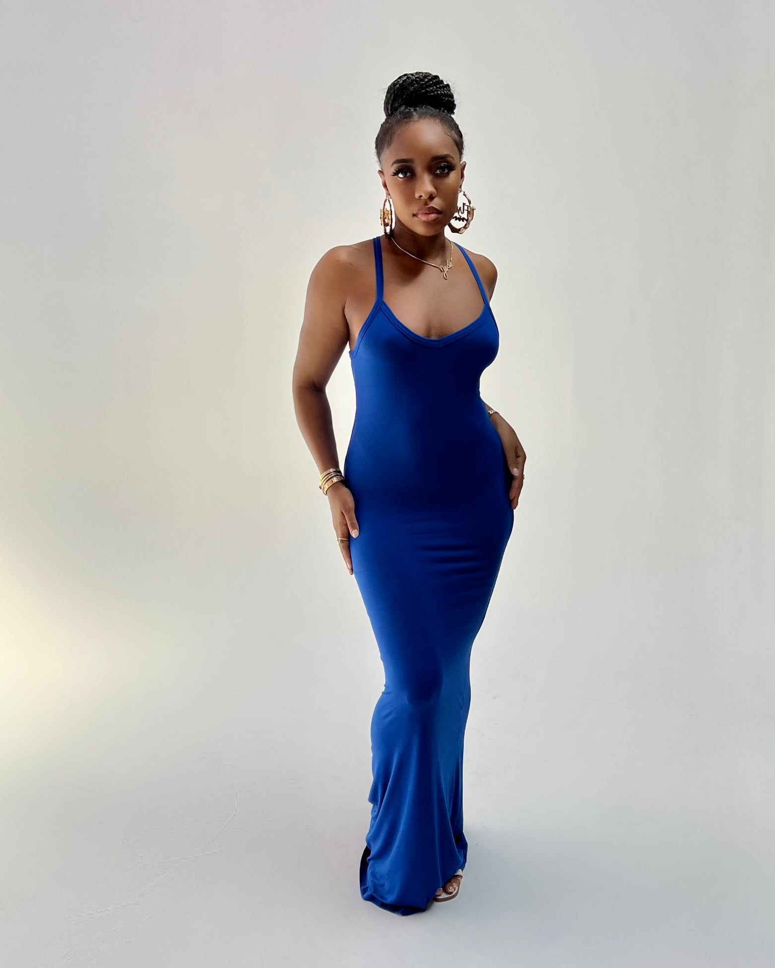 Racer Back Maxi Dress