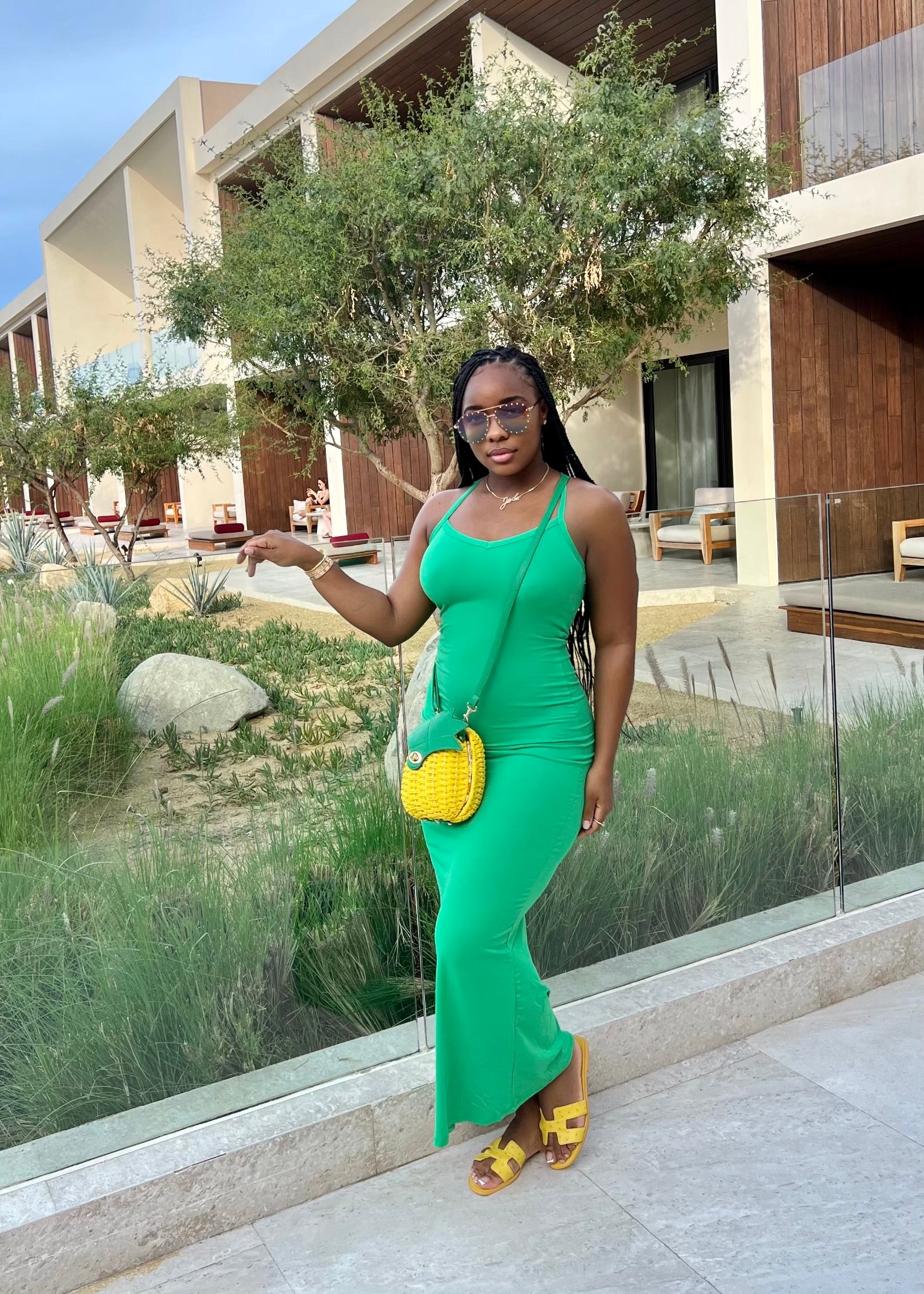 Racer Back Maxi Dress