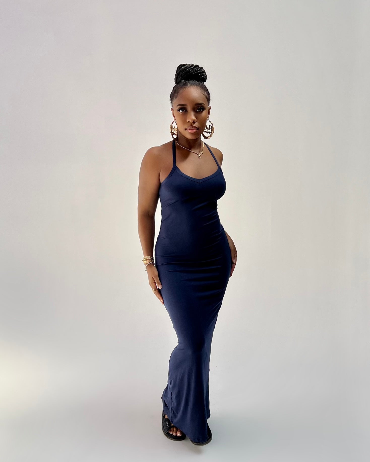 Racer Back Maxi Dress