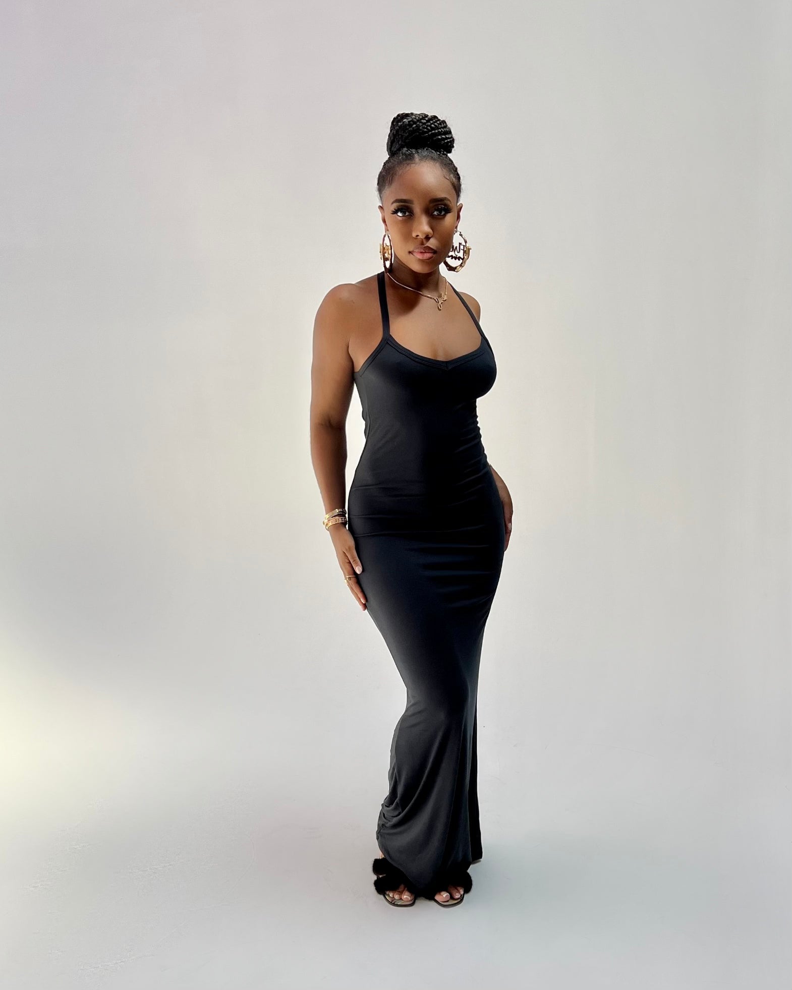 Racer Back Maxi Dress