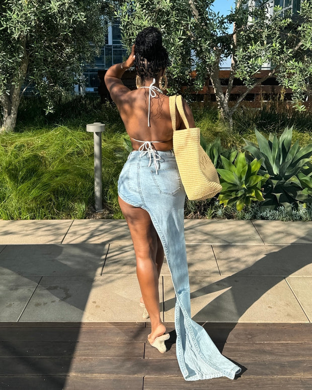 Stay High Denim : Skirt