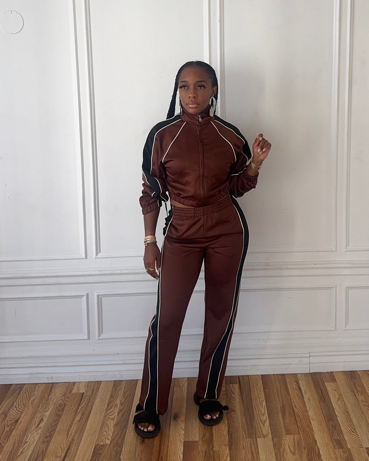 Good Sport : Pant Set | Brown