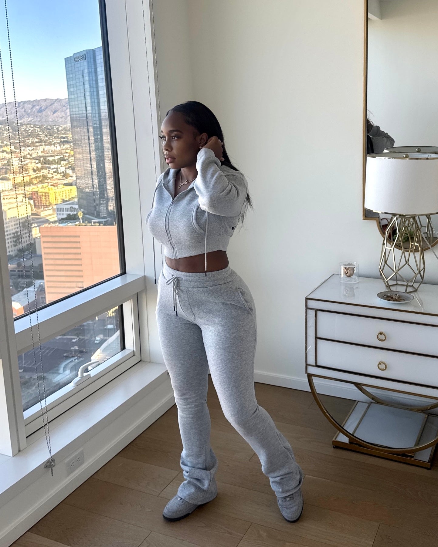 Extended Sweatsuit (Heather Grey)