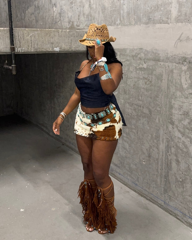 Rodeo Girl : Fringe Sandals (EST Ship Date 10/04)